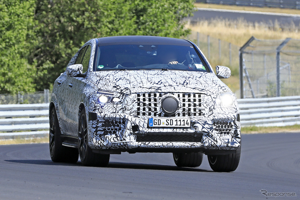 メルセデス AMG GLE 63クーペ（スクープ写真）《APOLLO NEWS SERVICE》