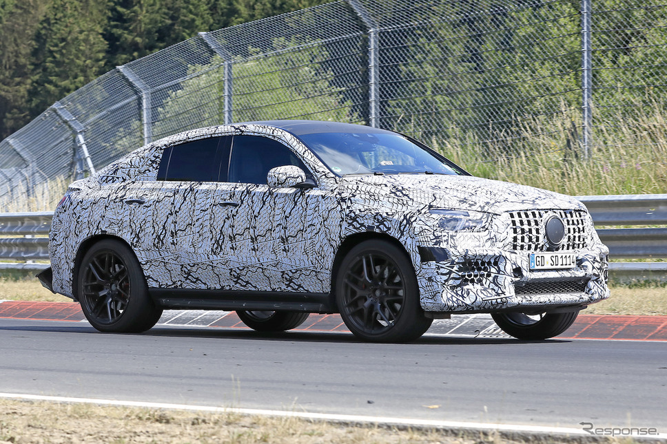 メルセデス AMG GLE 63クーペ（スクープ写真）《APOLLO NEWS SERVICE》