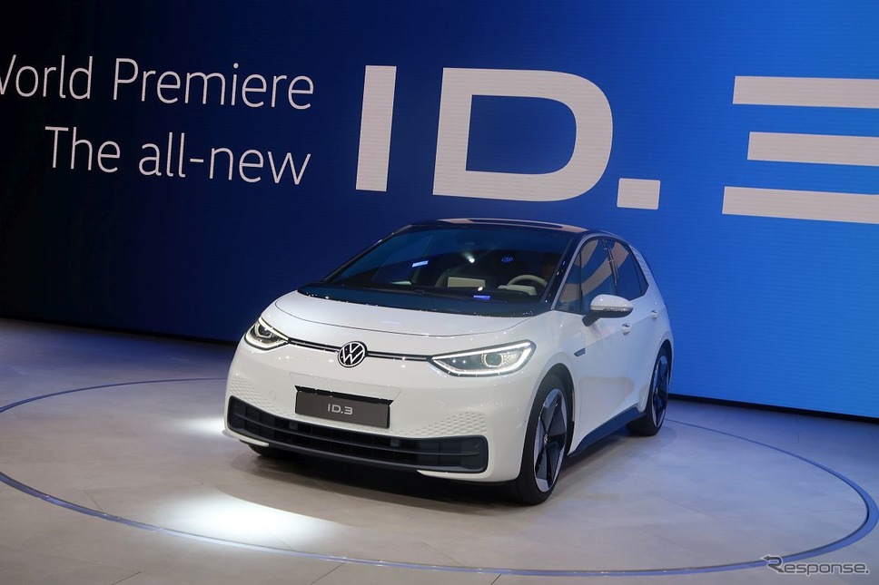 VW ID.3(フランクフルトモーターショー2019、VWプレビュー)《撮影 工藤貴宏》