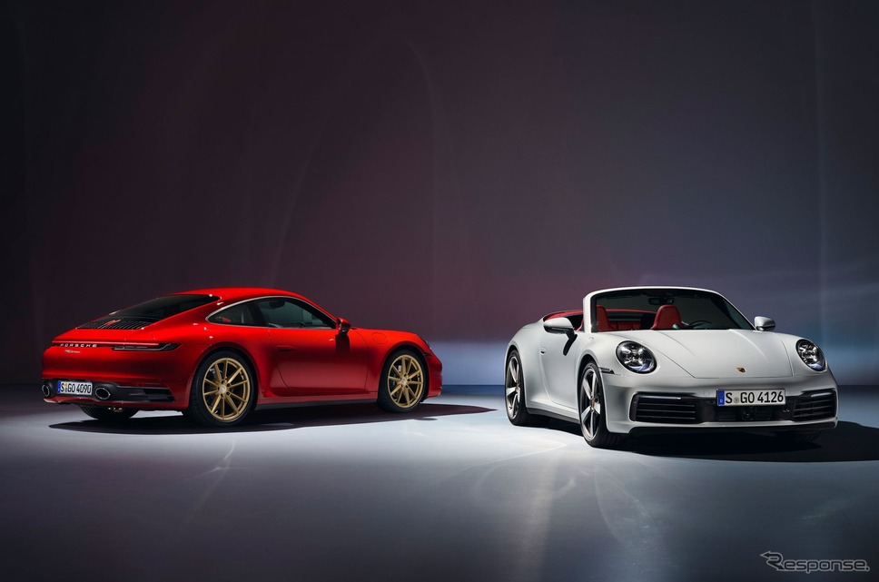ポルシェ 911 カレラ・クーペ 新型とポルシェ 911 カレラ・カブリオレ 新型《photo by Porsche》
