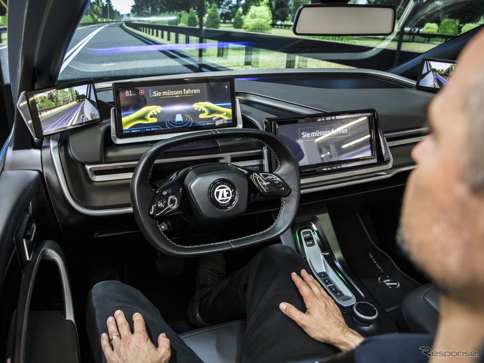 ZFの自動運転向け次世代コックピット《photo by ZF》