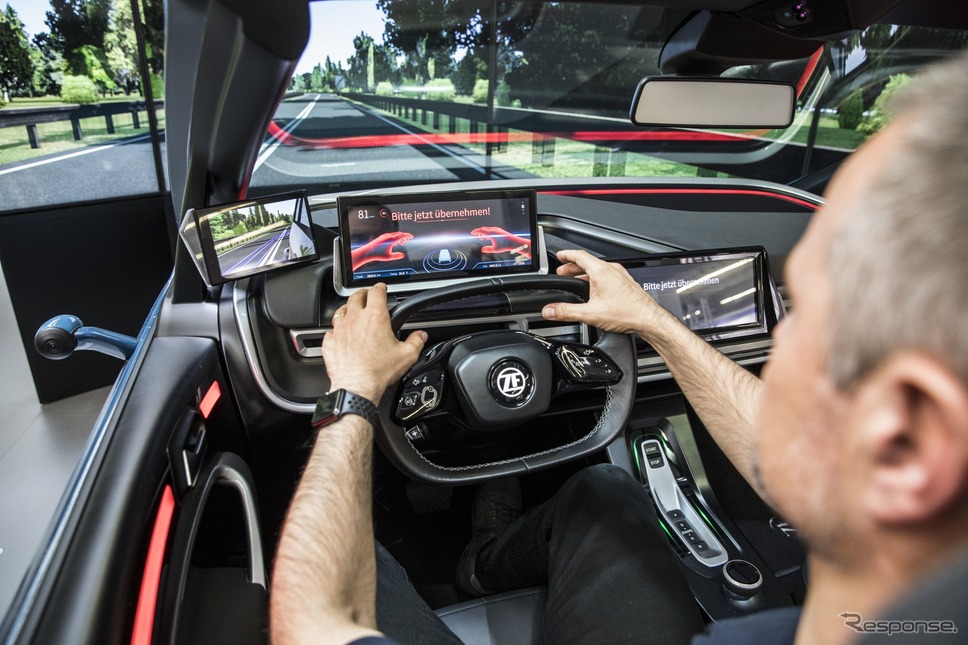 ZFの自動運転向け次世代コックピット《photo by ZF》