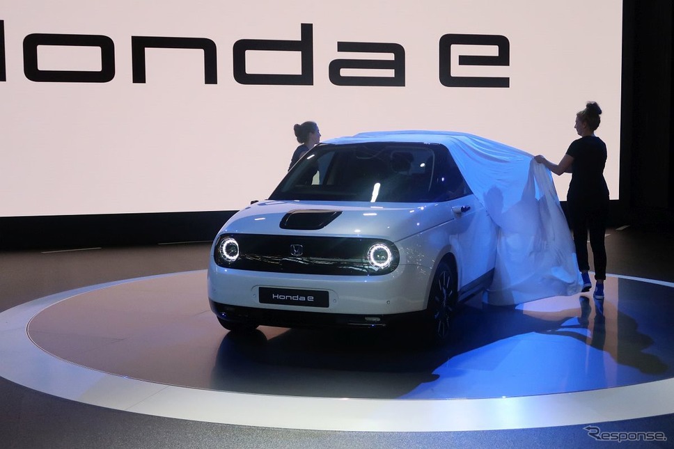 ホンダe(フランクフルトモーターショー2019)《撮影 工藤貴宏》
