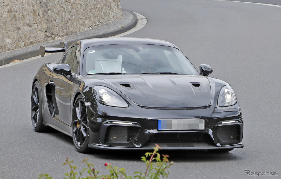 ポルシェ 718 ケイマン GT4 RS スクープ写真《APOLLO NEWS SERVICE》
