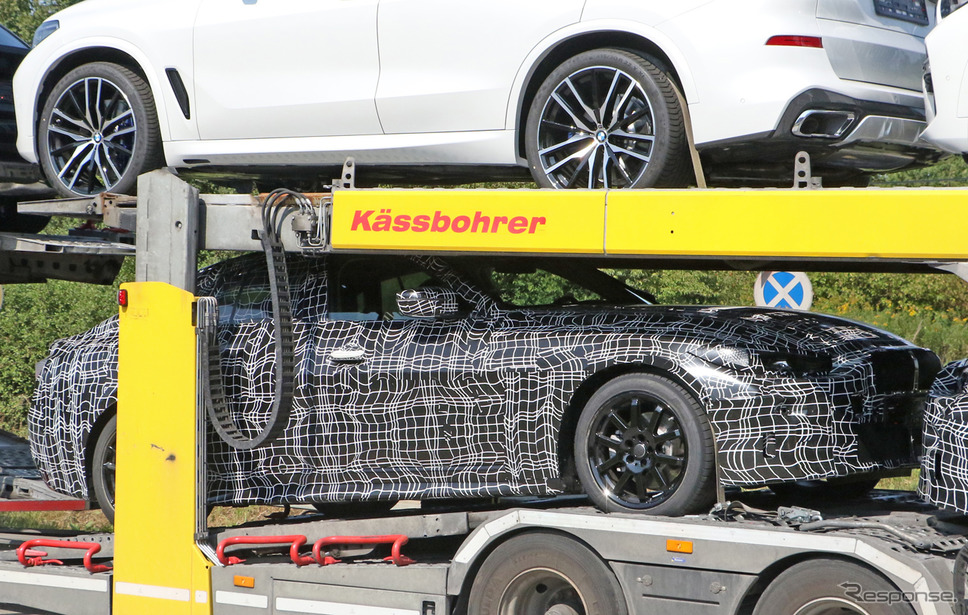 BMW 4シリーズ グランクーペ 開発車両スクープ写真《APOLLO NEWS SERVICE》
