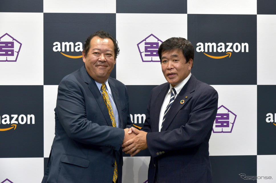 アマゾンが岐阜県多治見市で置き配指定サービスの実証実験へ。《写真 アマゾン》