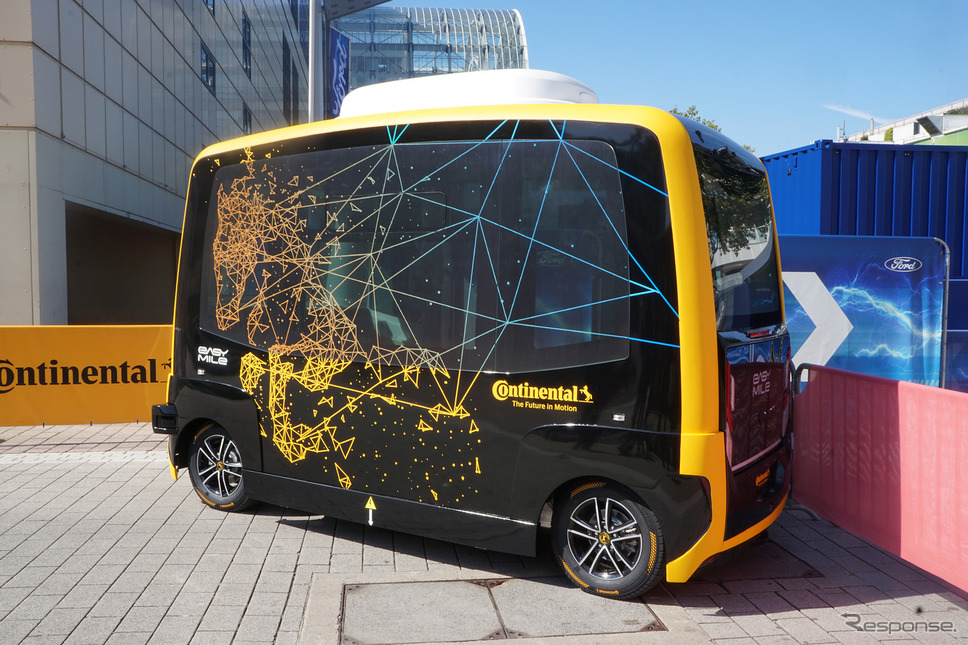 コンチネンタルではレベル5自動運転を体験《撮影 千葉匠》