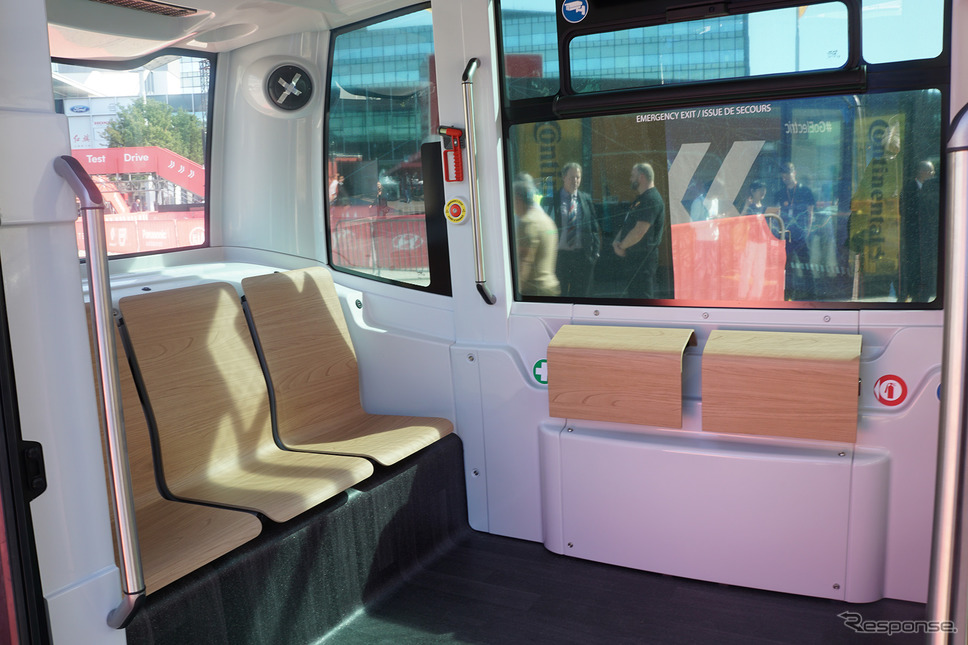コンチネンタルではレベル5自動運転を体験《撮影 千葉匠》