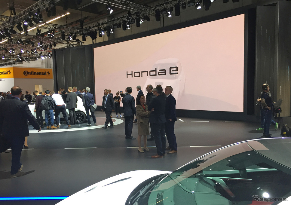 日本車メーカー唯一の出展となったホンダ《撮影 千葉匠》