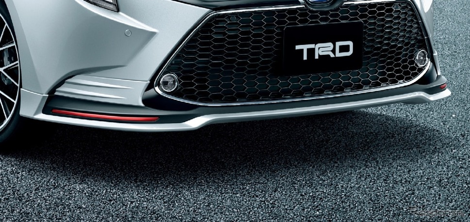 新型カローラ/カローラツーリングTRD、フロントスポイラー《画像:トヨタカスタマイジング&ディベロップメント》