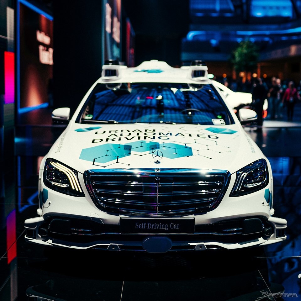 メルセデスベンツ Sクラス ベースの最新自動運転プロトタイプ車（フランクフルトモーターショー2019）《photo by Mercedes-Benz》