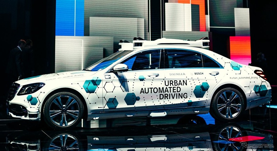 メルセデスベンツ Sクラス ベースの最新自動運転プロトタイプ車(フランクフルトモーターショー2019)《photo by Mercedes-Benz》
