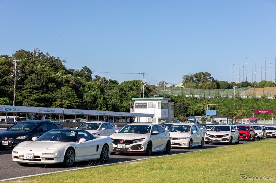 午後からは鈴鹿サーキットの南コースを走行。《写真 上田和則》