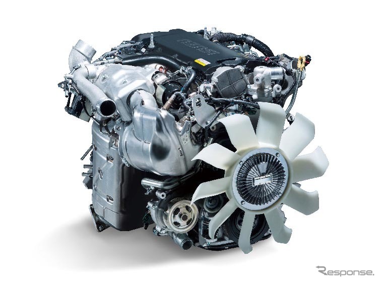 いすゞ ディーゼル4JZ1エンジン《画像：いすゞ自動車》