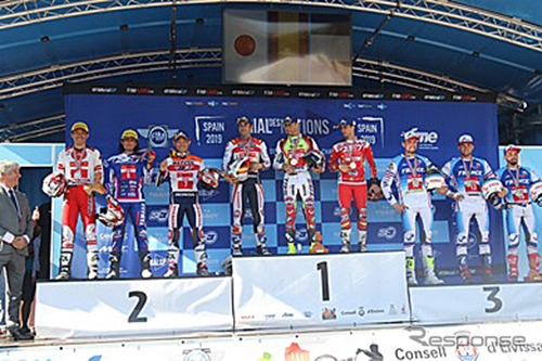 チームジャパン世界第2位獲得《画像:日本モーターサイクルスポーツ協会》