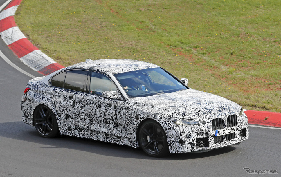 BMW M3セダン 新型プロトタイプ（スクープ写真）《APOLLO NEWS SERVICE》