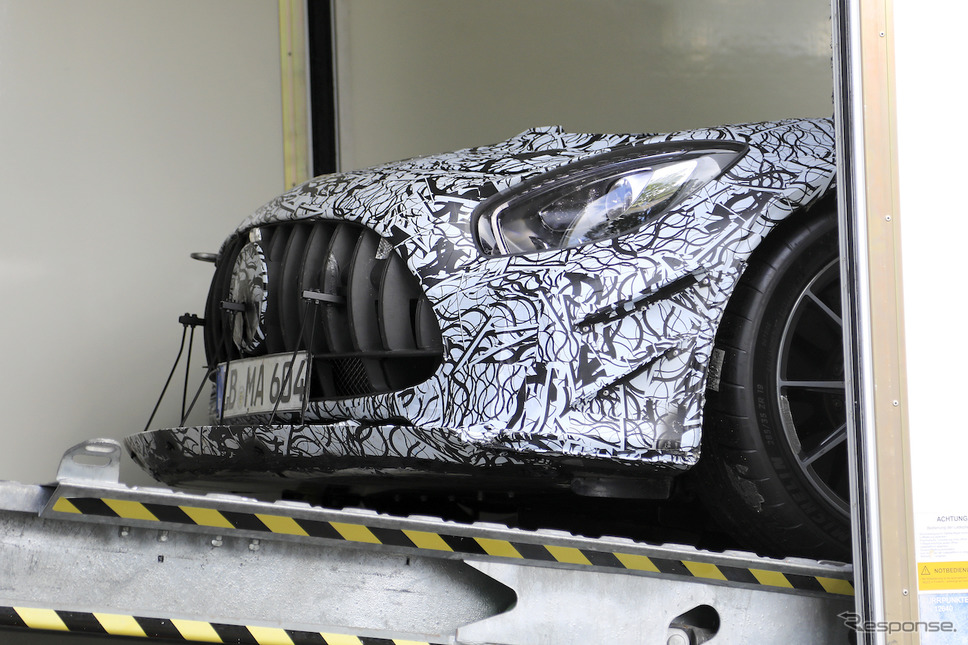 メルセデスベンツ AMG GT R ブラックシリーズ（スクープ写真）《APOLLO NEWS SERVICE》