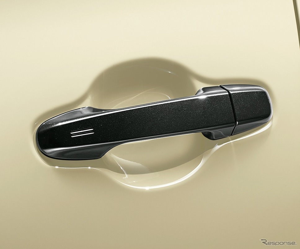 シエンタ 特別仕様車 G グランパー グリップ式カラードアウトサイドドアハンドル《画像：トヨタ自動車》