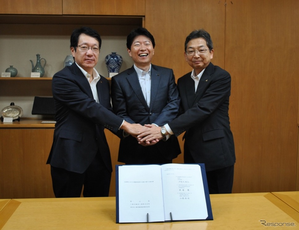 三菱自動車、岡山県・倉敷市・総社市と災害時協力協定を締結《画像 三菱自動車》