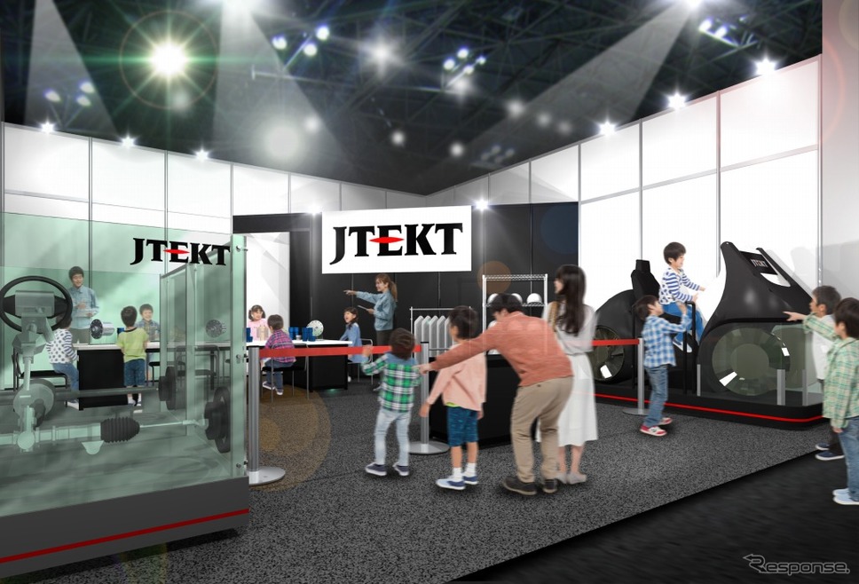 ジェイテクト ブースイメージ（Out of KidZania in TMS2019）《画像：ジェイテクト》