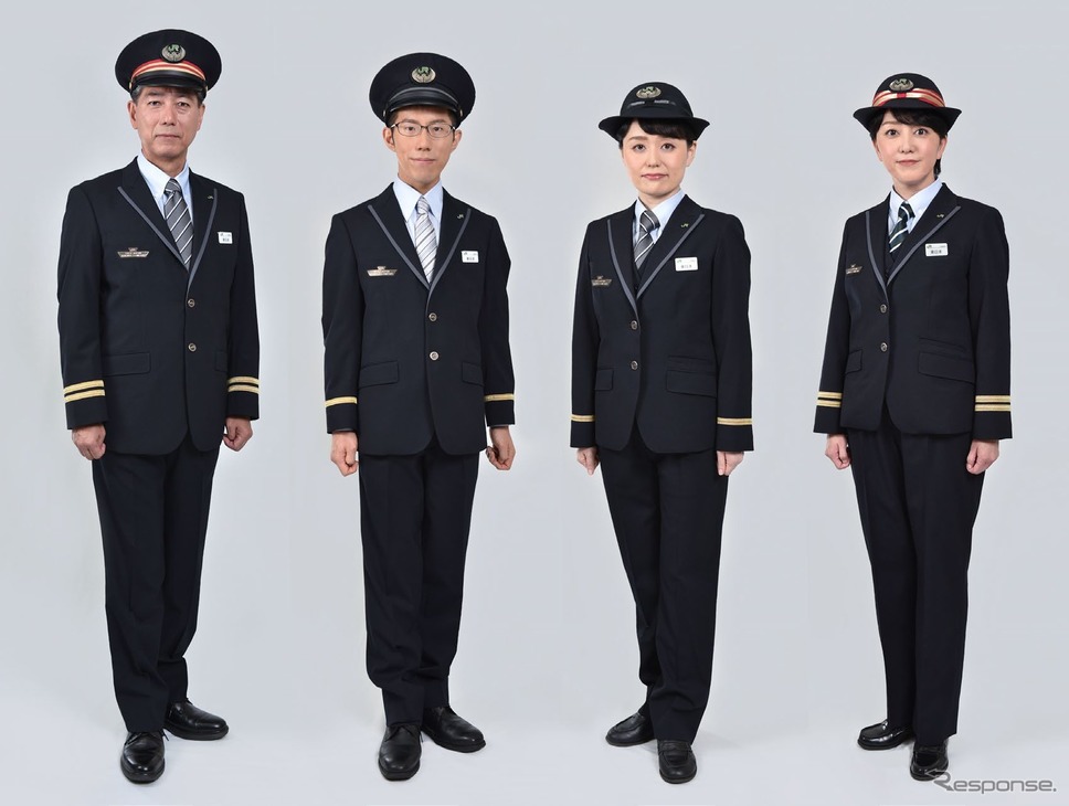JR東日本の新制服（冬）《出典 東日本旅客鉄道》