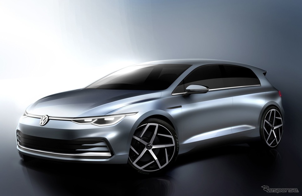 フォルクスワーゲン・ゴルフ 新型のイメージスケッチ《photo by Volkswagen》