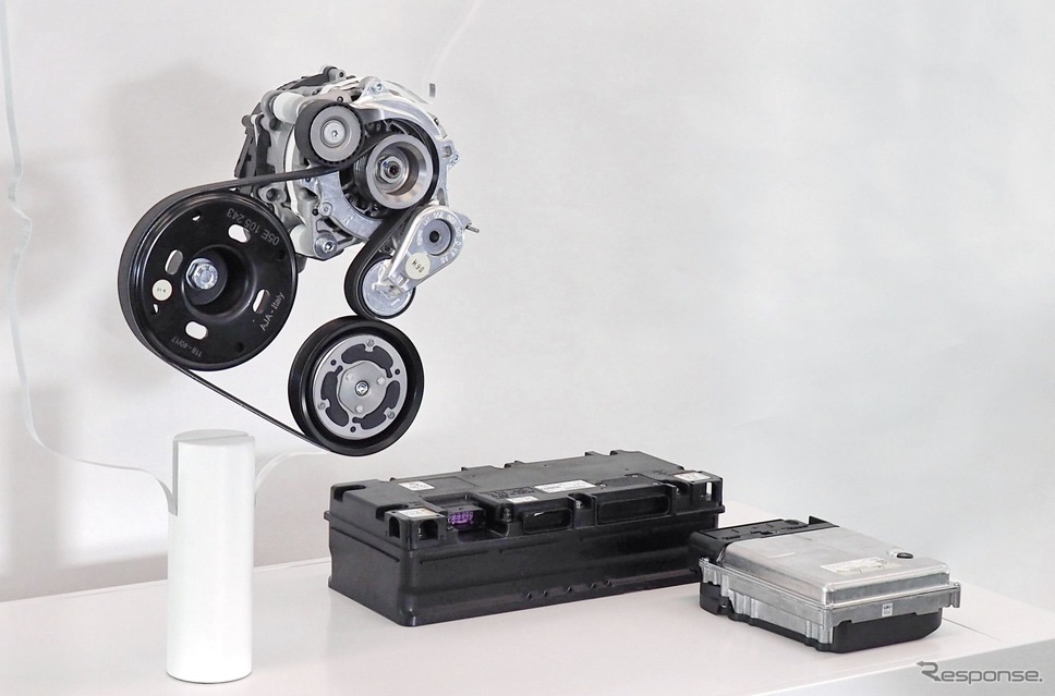 VW ゴルフ 新型の48Vマイルドハイブリッドパワートレイン《photo by Volkswagen》