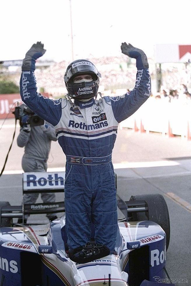 デイモン・ヒル、1996年F1日本GP《photo (c) Getty Images》