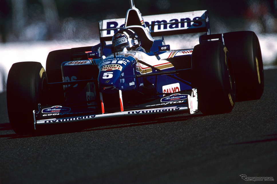 デイモン・ヒル、1996年F1日本GP《photo (c) Getty Images》