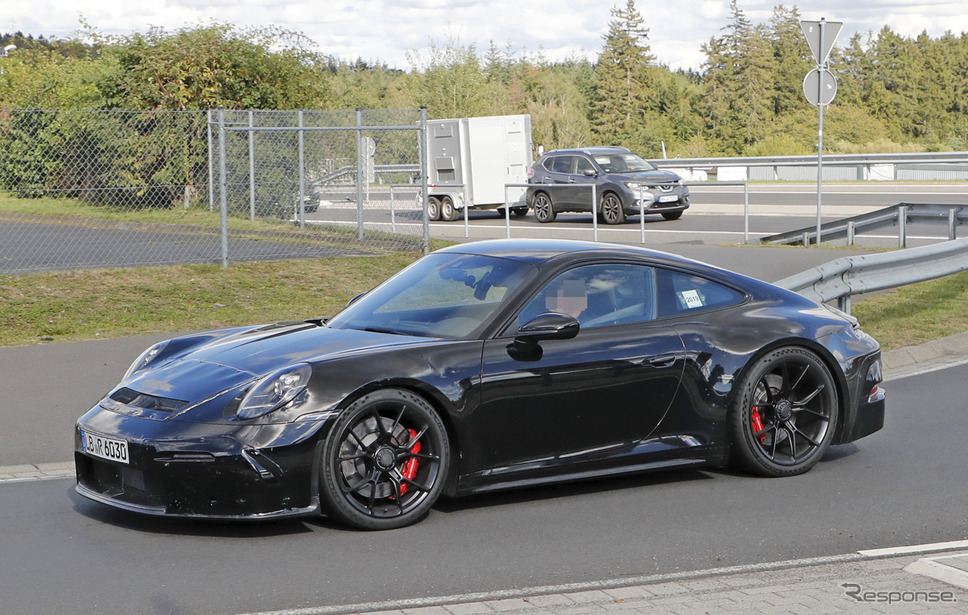 ポルシェ 911 GT3ツーリング 開発車両(スクープ写真)《APOLLO NEWS SERVICE》
