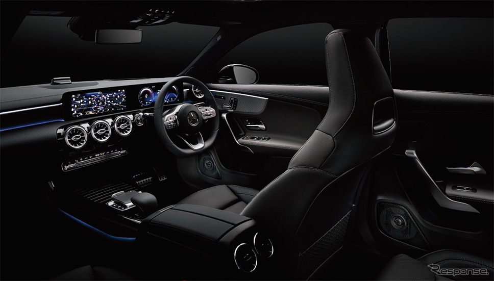 今回出展予定のメルセデス・ベンツ Aクラス W177(特別企画品 コンセプトスピーカーシステム装着車)《画像:ソニックデザイン》