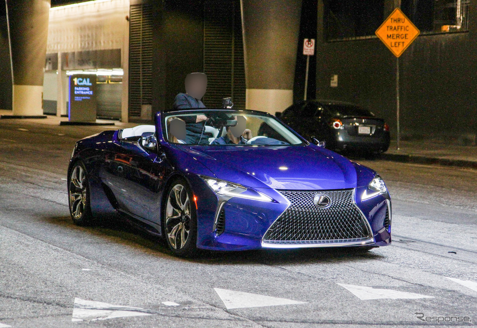 レクサス LC コンバーチブル 市販モデル(スクープ写真)《APOLLO NEWS SERVICE》