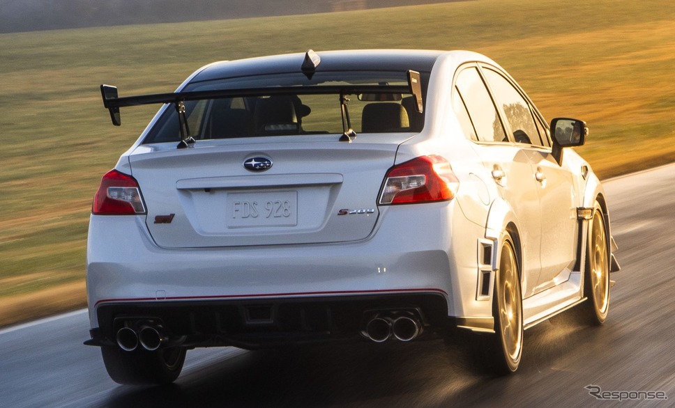 スバル STI S209(米国仕様)《photo by SUBARU》