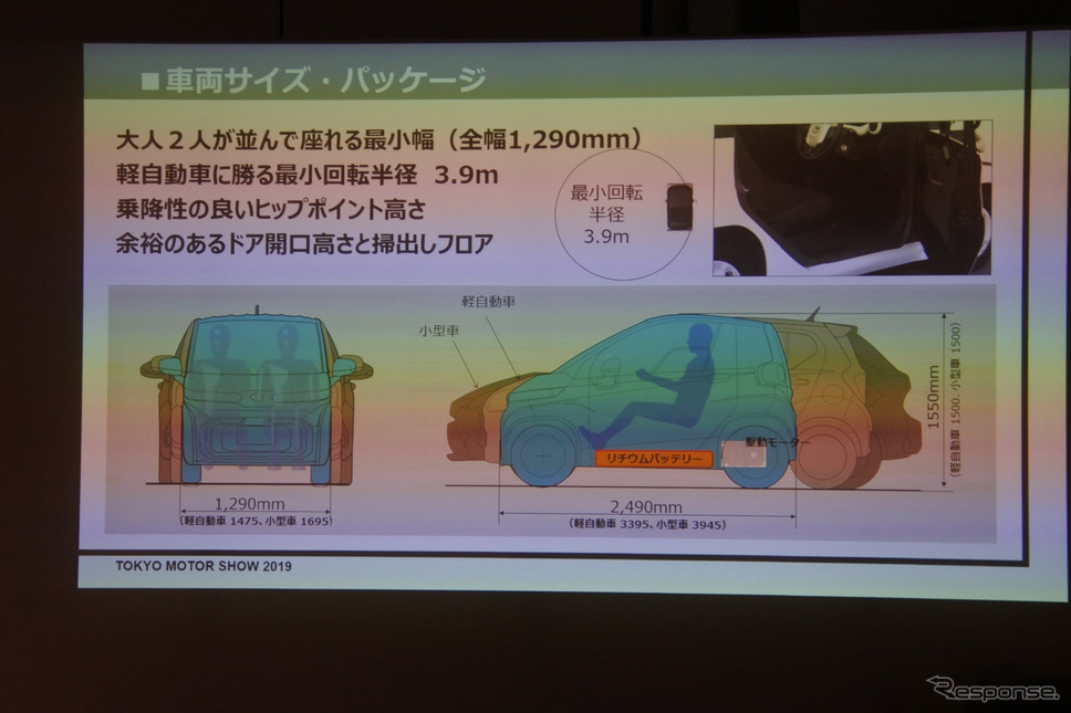 トヨタ自動車 超小型EV《撮影 小松哲也》