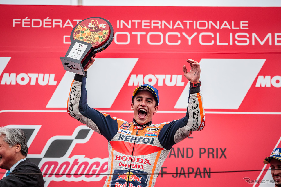 MotoGP第16戦日本GPで優勝したマルケス《photo (c) Honda》