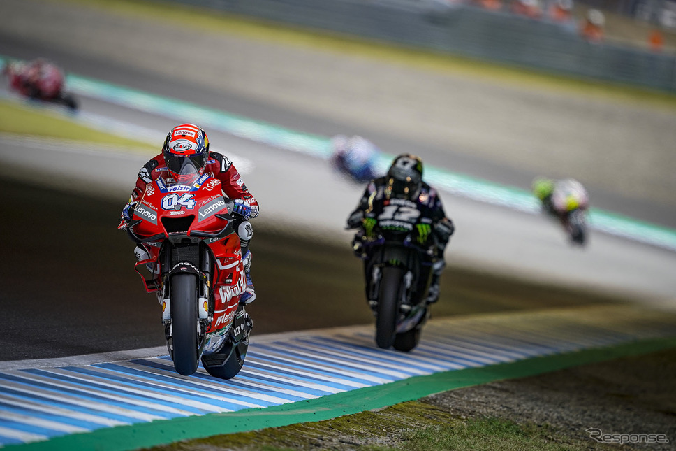 3番手を激しく争いったドヴィツィオーゾとビニャーレス《photo (c) Ducati》