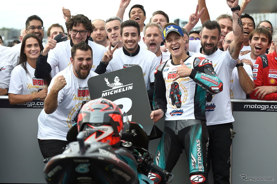 2019年シーズンのルーキー・オブ・ザ・イヤーを獲得したクアルタラロ《photo (c) Yamaha》
