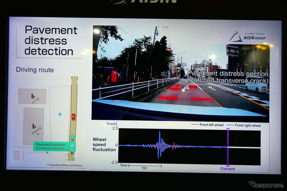 【路面状態推定】路面の状況をクルマがセンシングしてビッグデータとしてクラウド上で蓄積する