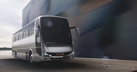 三菱ふそう エアロクィーン（2019年モデル）《画像：三菱ふそうトラック・バス》