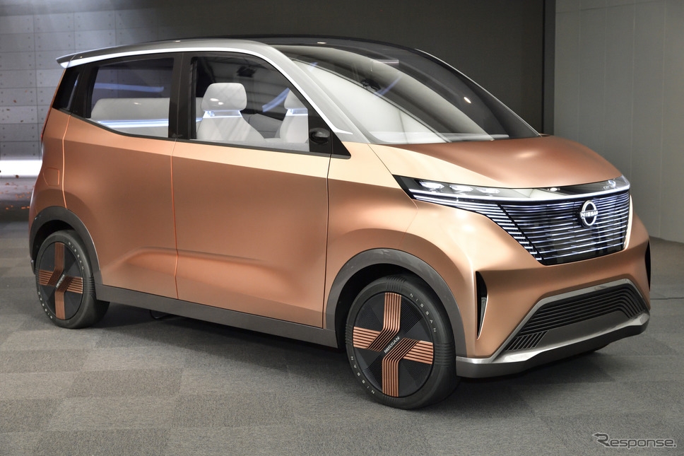日産 IMk(東京モーターショー2019出品車)《撮影 雪岡直樹》