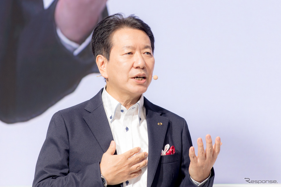 日野自動車 下義生社長(東京モーターショー2019)《撮影 Hideyuki Gomibuchi》