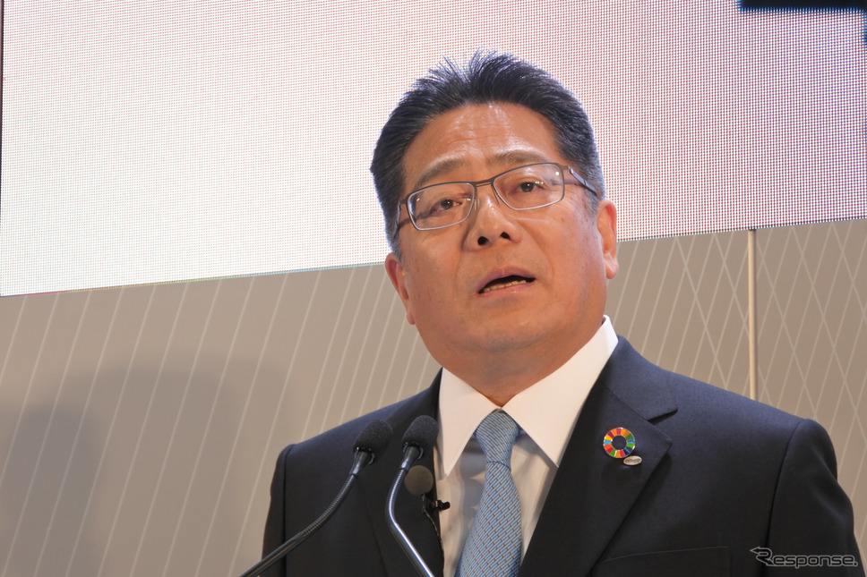 デンソー 有馬浩二 社長 《撮影 小松哲也》