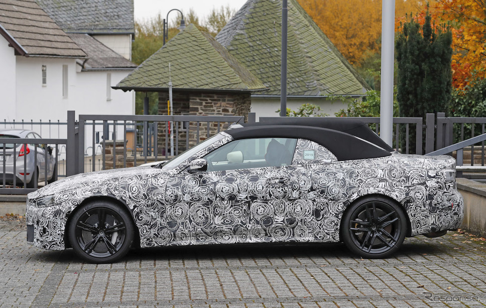 BMW M4カブリオレ 新型プロトタイプ スクープ写真《APOLLO NEWS SERVICE》