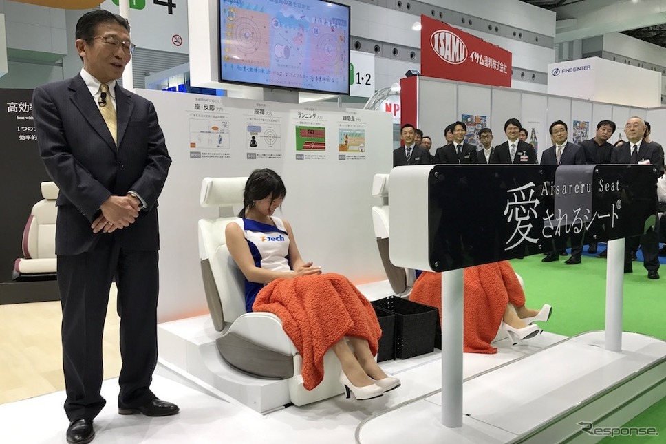 TSテック 愛されるシート（東京モーターショー2019）《撮影 Hideyuki Gomibuchi》