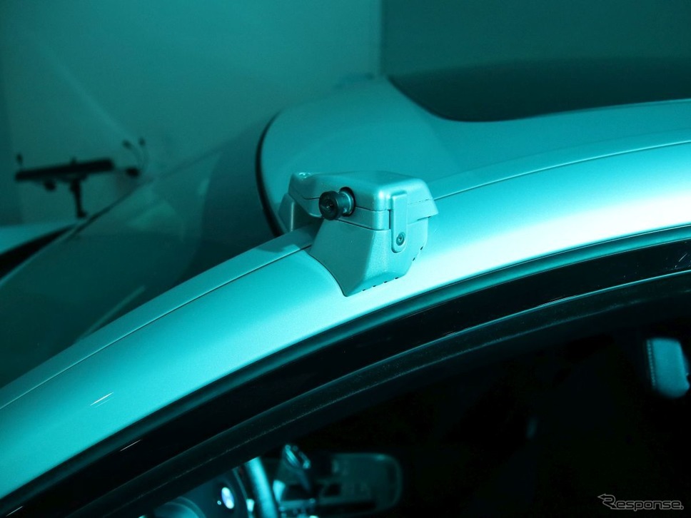 BMWのレベル4自動運転実験車両≪撮影:中尾真二≫