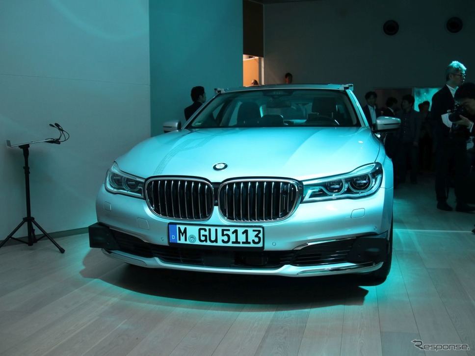 BMWのレベル4自動運転実験車両≪撮影:中尾真二≫