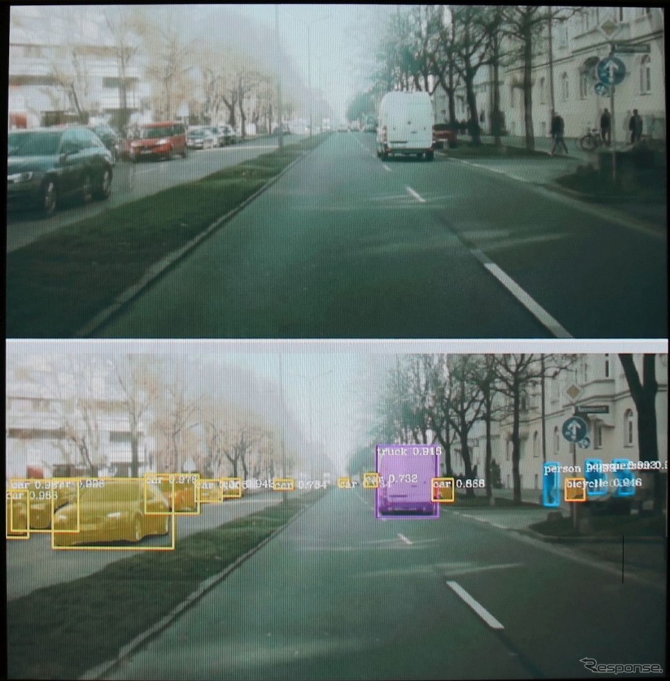 レベル4では、駐車車両や歩行者なども認識する必要がある≪撮影:中尾真二≫