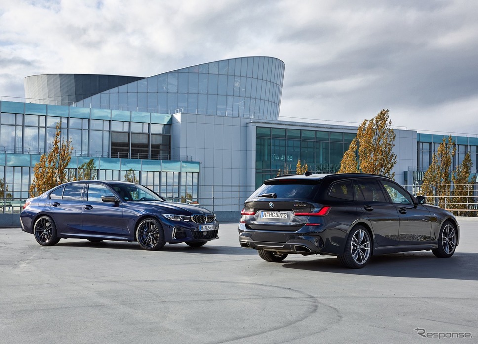 BMW 3シリーズ・セダン 新型 と 3シリーズ・ツーリング 新型の M340i xDrive《photo by BMW》