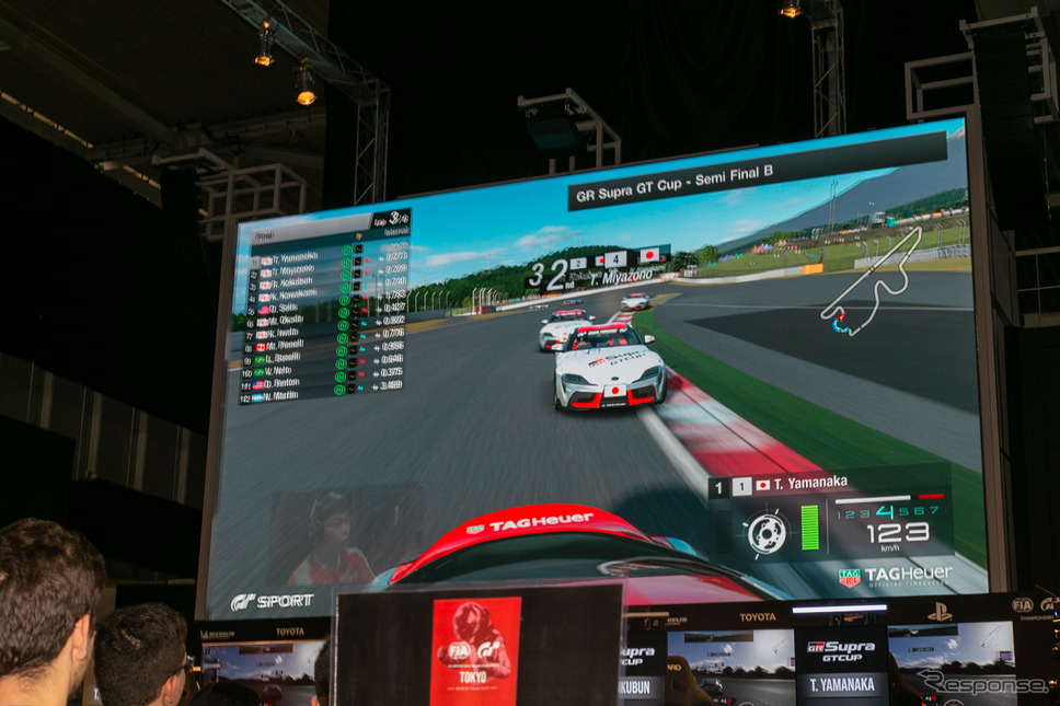 e-Motorsports大会「GR Supra GT CUP 決勝大会」(東京モーターショー2019)《撮影 二城利月》