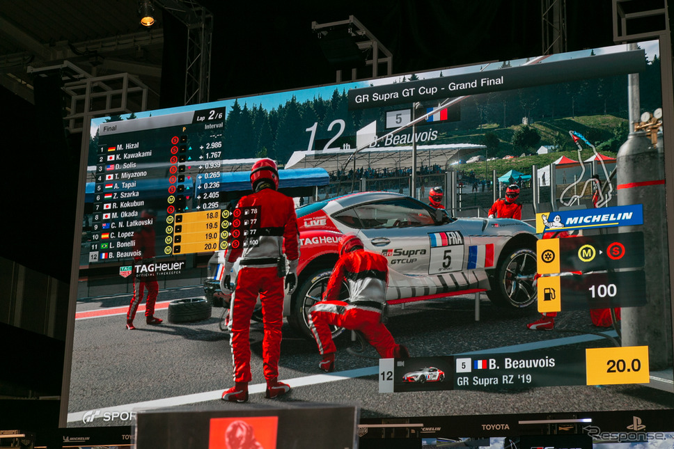 e-Motorsports大会「GR Supra GT CUP 決勝大会」(東京モーターショー2019)《撮影 二城利月》
